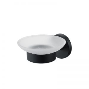 480804BYB Black soap dish - ALISA Series (SUS304) - 1