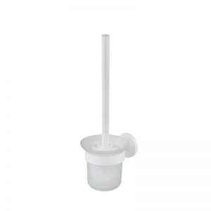 480812YW White toilet brush holder - ALISA Series (SUS304) - 1