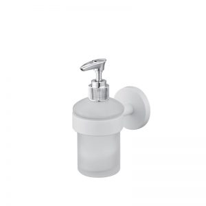 480817YW White soap dispenser holder - ALISA Series (SUS304) - 1