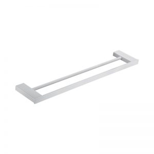 480910YW White double towel bar - ERICA Series (SUS304) - 1