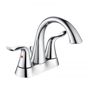 99151102CH 4' centerest lavatory 2 handles faucet - Centerset Basin Faucets - 1