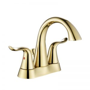 99151102PD Gold lavatory faucet - Centerset Basin Faucets - 1