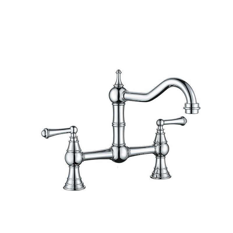 99210501CH Double handle kitchen faucet