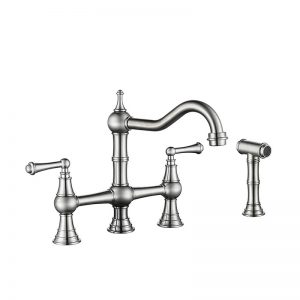 992105A1BN Double handle kitchen faucet - Swivel Kitchen Faucets - 1