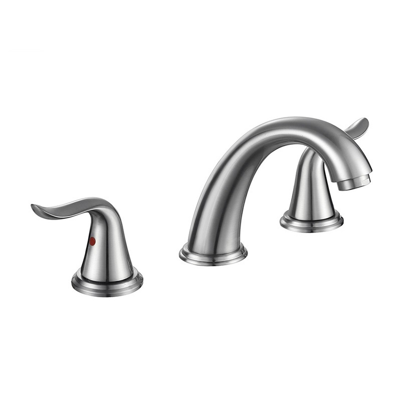 99432902ORB Classic brushed nickel 3 holes basin mixer