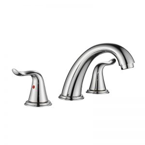 99432902CH Bathroom basin mixer in chrome - Centerset Basin Faucets - 1