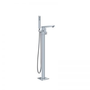 114600CH Chrome floor mounted bath mixer - Floor Bathtub Faucets - 1