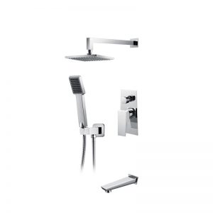 337300CH Fancy chrome concealed shower mixer - DYLAN Series (SUS304) - 1