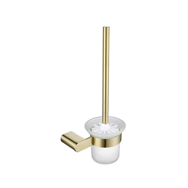 482112BGD Classic brush gold toilet brush holder