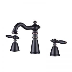 99432401ORB Oil rubbed bronze deck mounted 3-hole basin mixer - Centerset Basin Faucets - 1