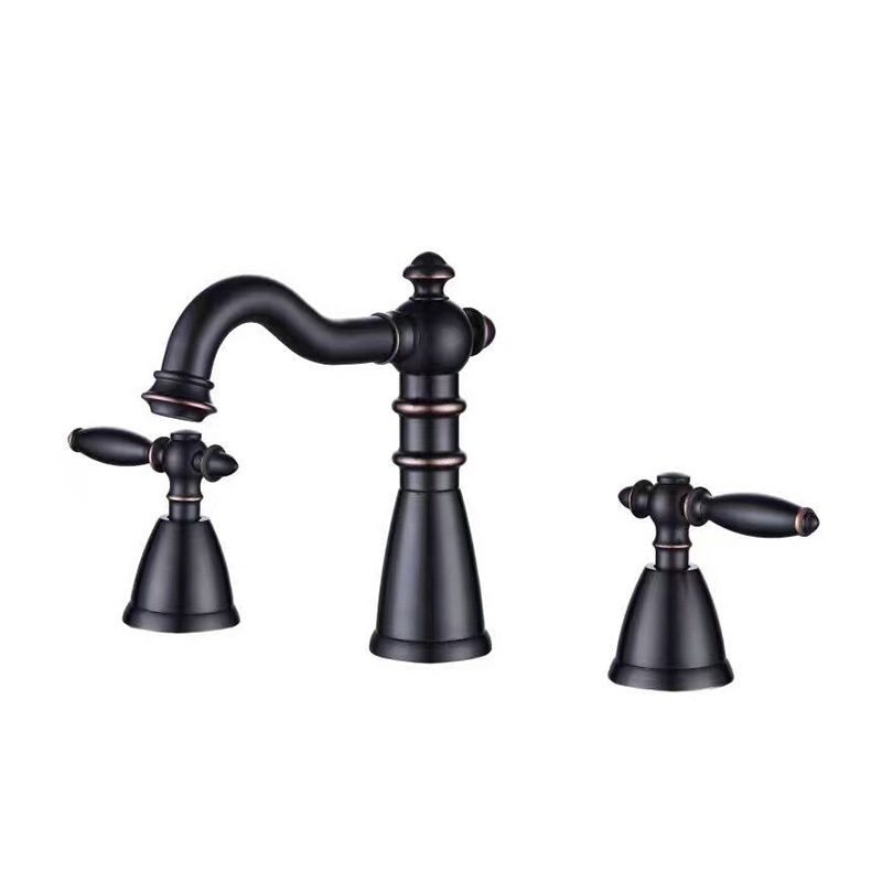 99432401ORB Oil rubbed bronze deck mounted 3-hole basin mixer