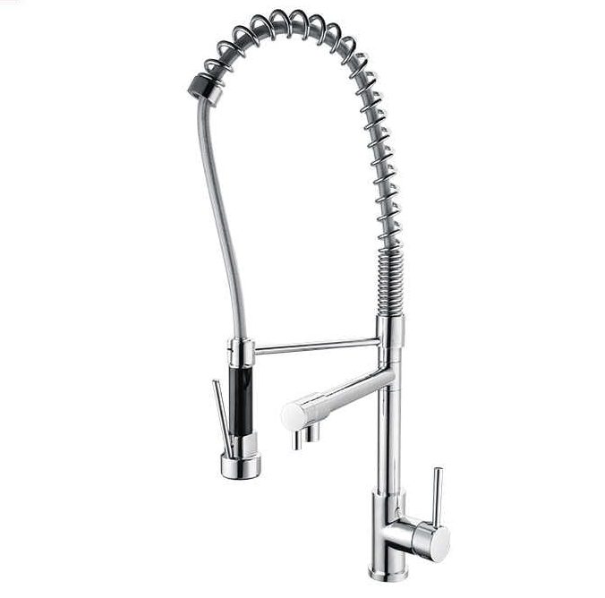 42200601CH Commercial Kitchen Sink Faucet Hot & Cold Mixer With Spray