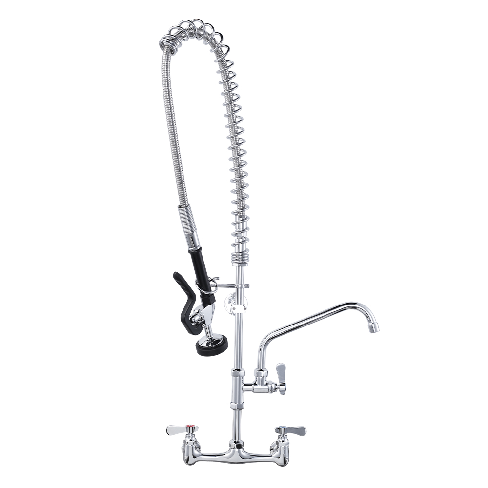 42215101CH-36  Commercial Kitchen Sink Faucet Wall Mounted Mixer With Spray - Commercial Kitchen Sink Faucet - 1