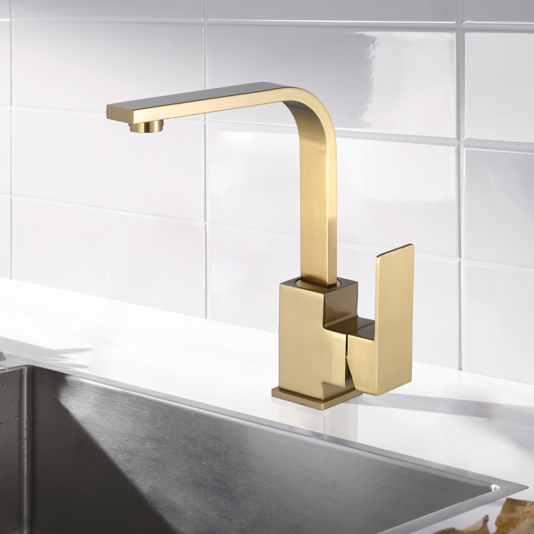 2312301G Brushed Gold Bar Faucet - Basin Mixer - 2