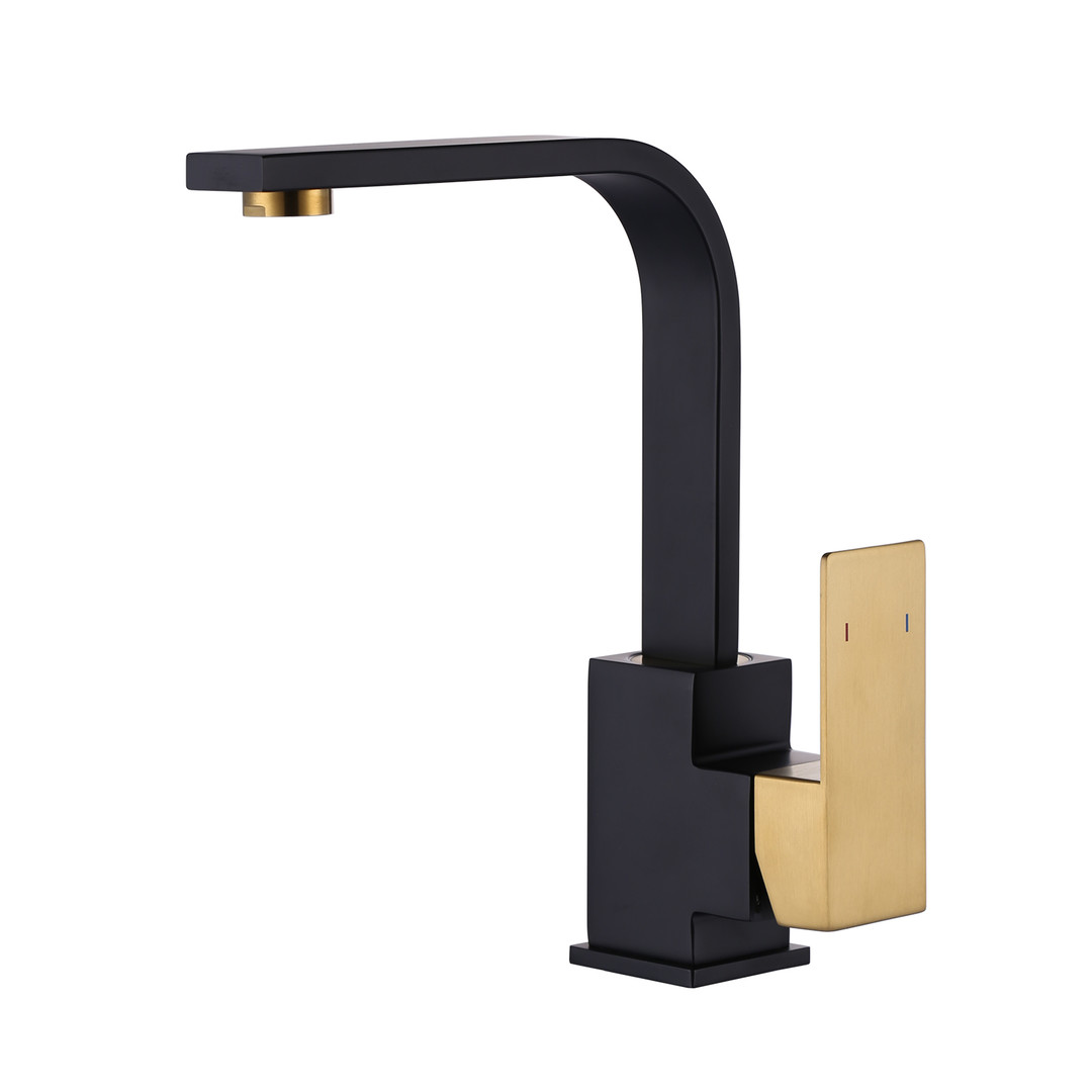 2312301GB Gold and Black Bar Faucet - Basin Mixer - 1