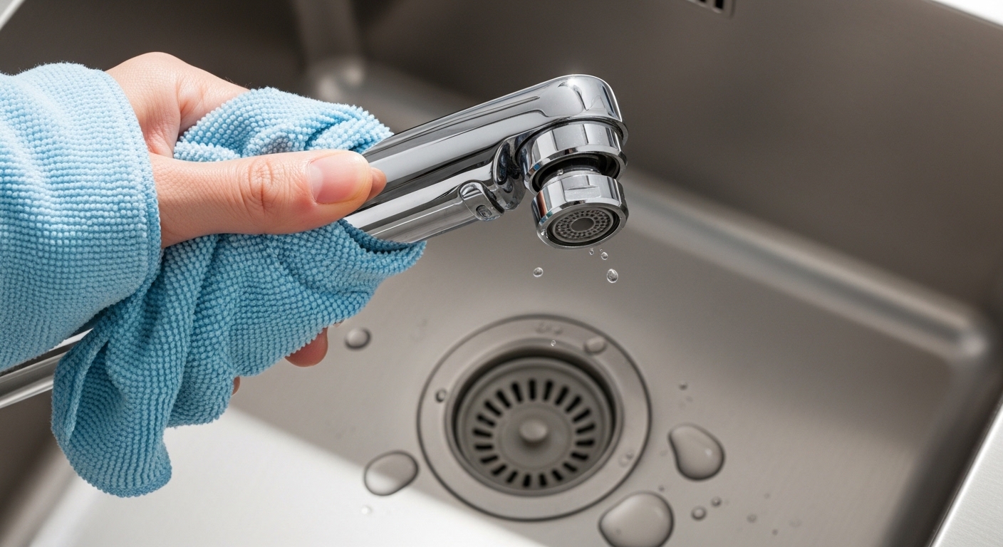 How Do You Remove the Kitchen Faucet Flow Restrictor to Get Stronger Water Pressure? 1 How Do You Remove the Kitchen Faucet Flow Restrictor to Get Stronger Water Pressure? - Install - 1