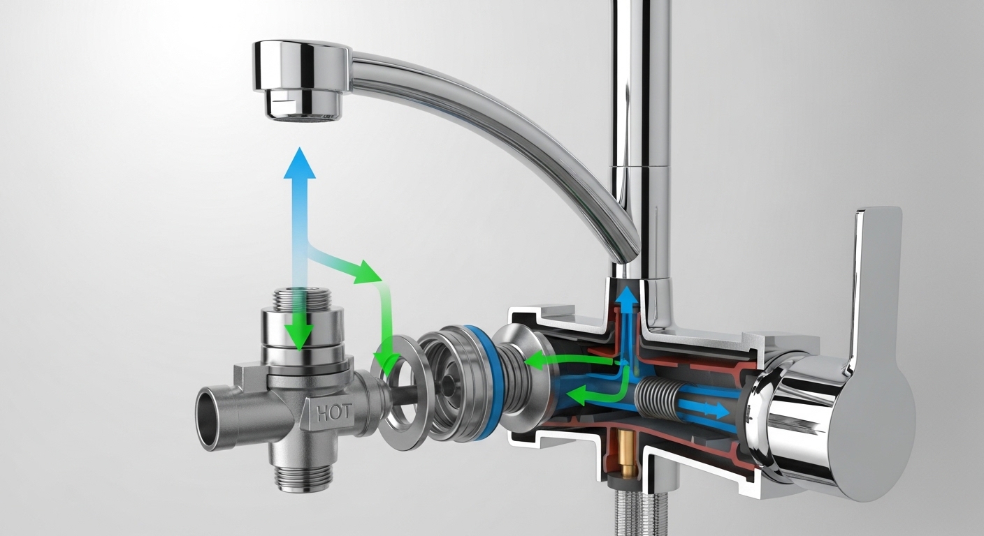 What Is a Sink Sprayer Diverter Valve, and Which One Should You Buy When Your Side Sprayer Stops Working? 1 What Is a Sink Sprayer Diverter Valve, and Which One Should You Buy When Your Side Sprayer Stops Working? - Product - 1