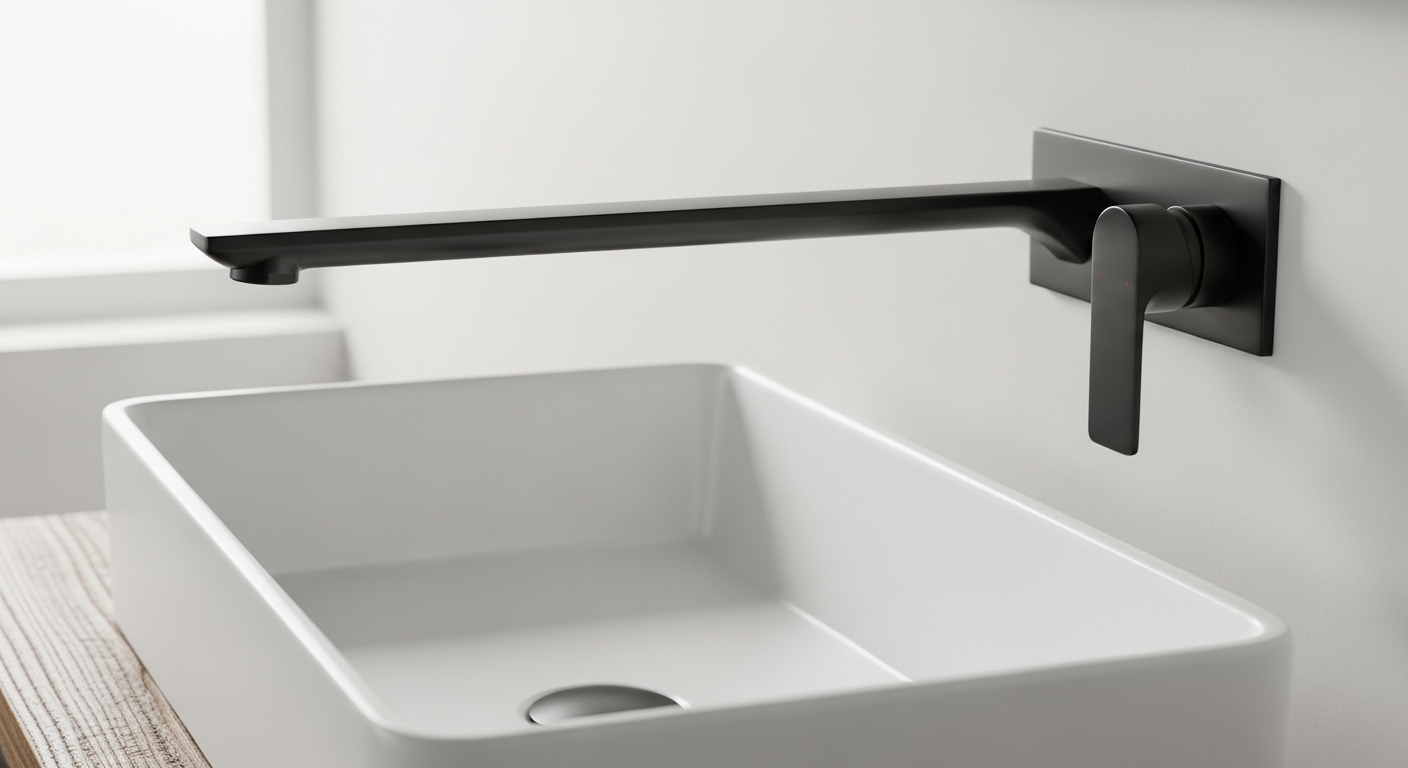 Is a Wall Mount Faucet Mixer the Right Choice for My Bathroom or Kitchen Sink? 1 Is a Wall Mount Faucet Mixer the Right Choice for My Bathroom or Kitchen Sink? - Product - 1