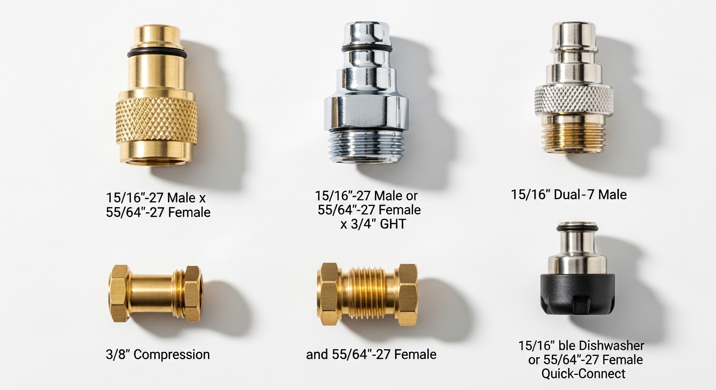 What Is a Faucet Hook Up Adapter, and Which One Do You Actually Need to Connect Your Faucet? 1 What Is a Faucet Hook Up Adapter, and Which One Do You Actually Need to Connect Your Faucet? - Product - 1