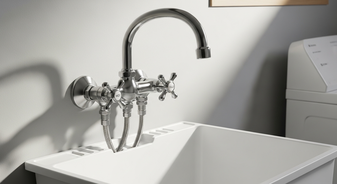 How Do You Tackle a Laundry Faucet Installation Yourself Without Flooding the Utility Room? 1 How Do You Tackle a Laundry Faucet Installation Yourself Without Flooding the Utility Room? - Product - 1