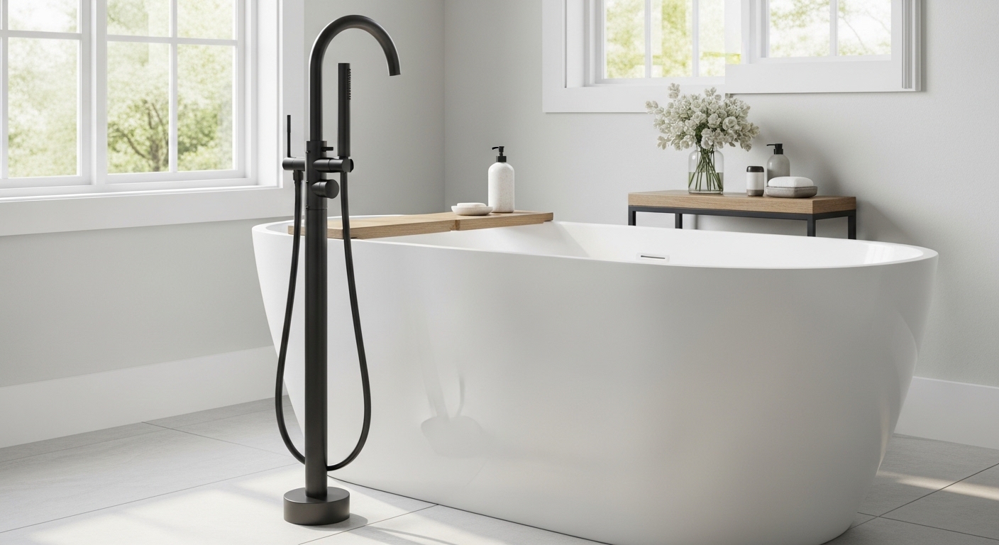 What's the Best Matte Black Tub Faucet With Hand Shower for a Freestanding Bathtub in 2026? 1 What's the Best Matte Black Tub Faucet With Hand Shower for a Freestanding Bathtub in 2026? - Product - 1