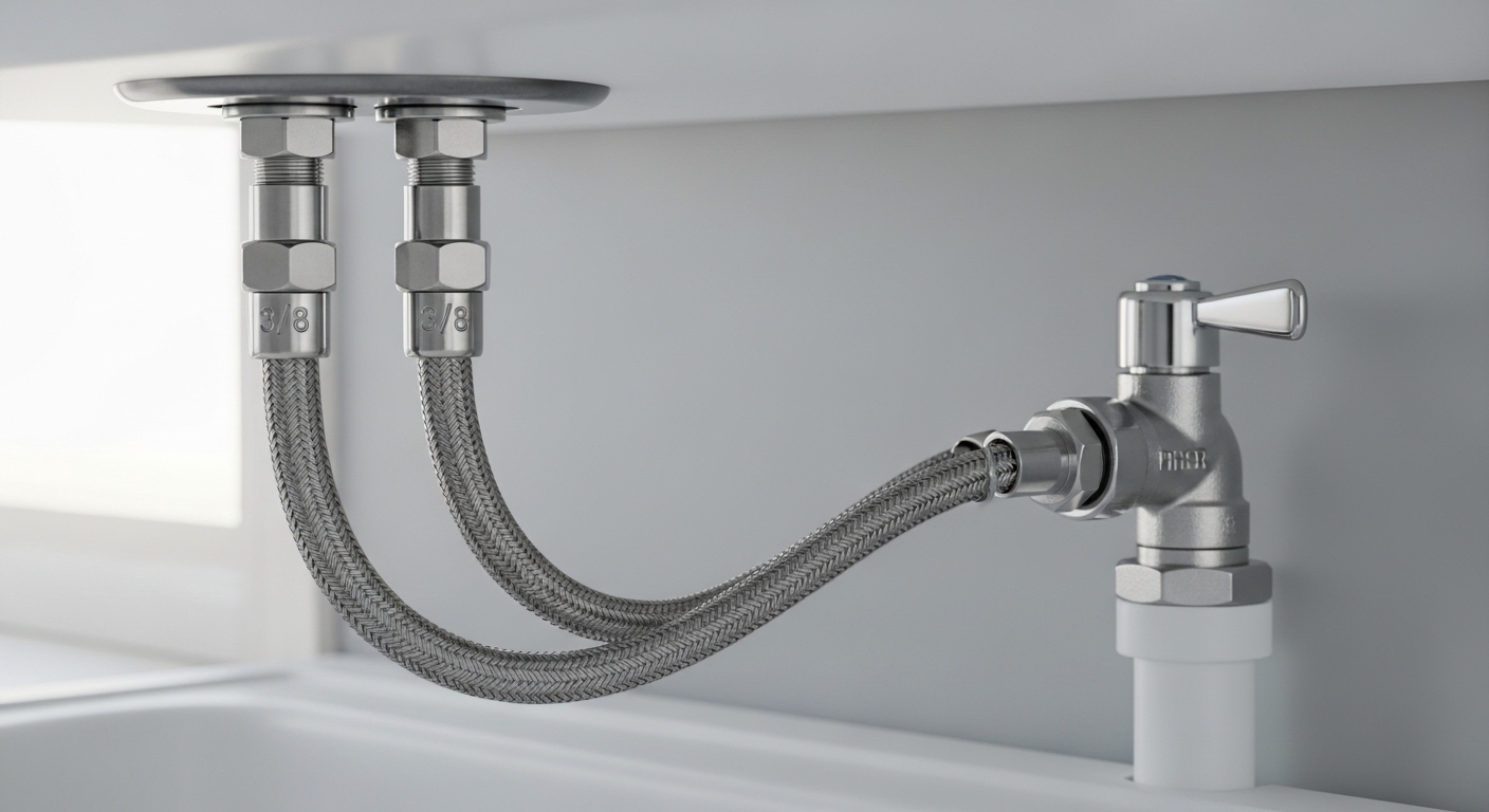 What Size Is a Pfister Faucet Water Supply Line, and Which Connector Do You Actually Need? - Install - 1