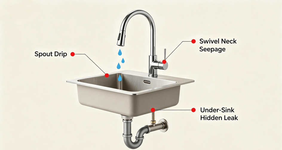 How to Fix Kitchen Faucet Leak: Step-by-Step DIY Repair Guide 1 How to Fix Kitchen Faucet Leak: Step-by-Step DIY Repair Guide - Blog - 1