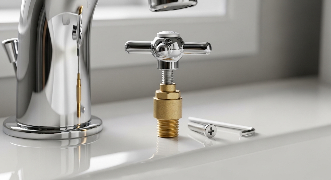 How Do You Handle a Bathroom Faucet Knob Replacement Without Calling a Plumber? 1 How Do You Handle a Bathroom Faucet Knob Replacement Without Calling a Plumber? - Product - 1