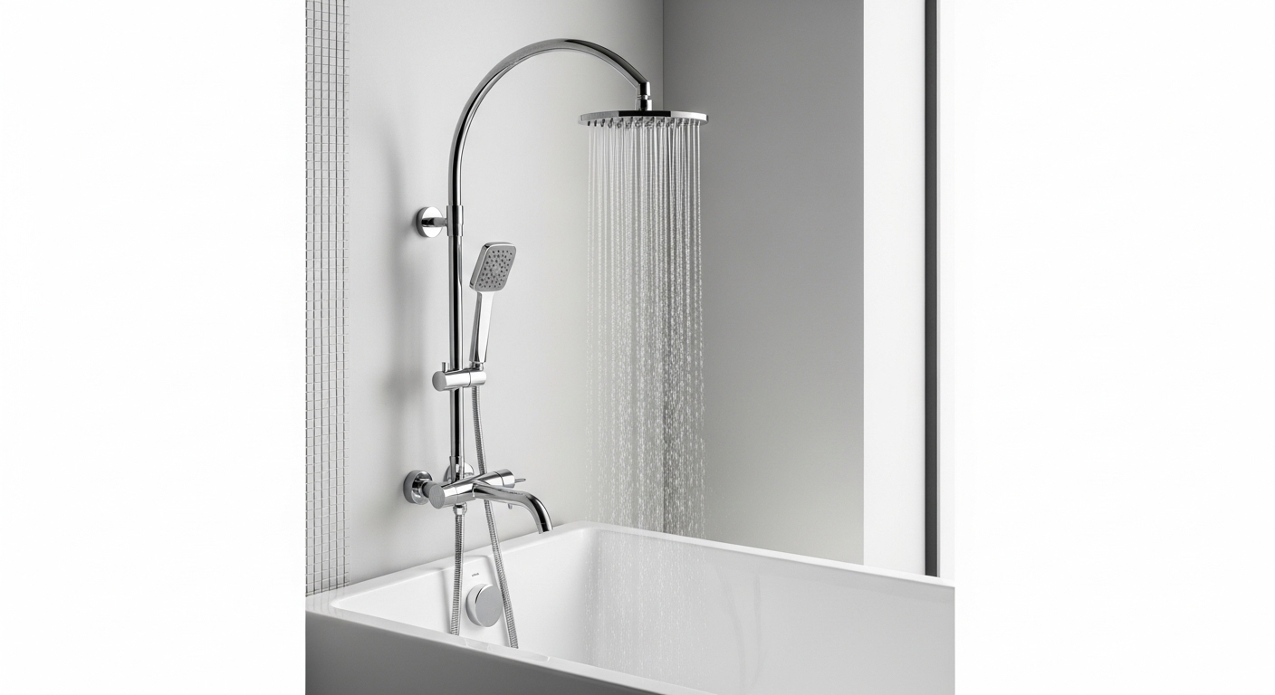 Can You Put a Rainfall Shower Head in a Bathtub, and Is It Worth It? 1 Can You Put a Rainfall Shower Head in a Bathtub, and Is It Worth It? - Product - 1